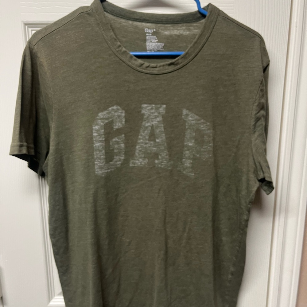 GAP Green Short Sleeve Tee Soft Cotton Crew Neck